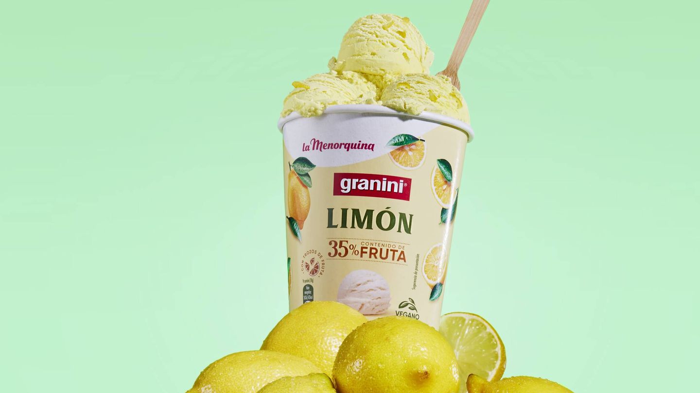 Helado de limón Granini. (Foto: Estudi Molí). 