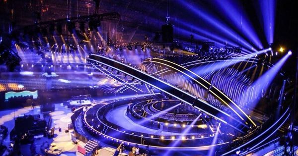 Foto: El escenario de Eurovisión 2018 terminado. (Eurovision.tv)