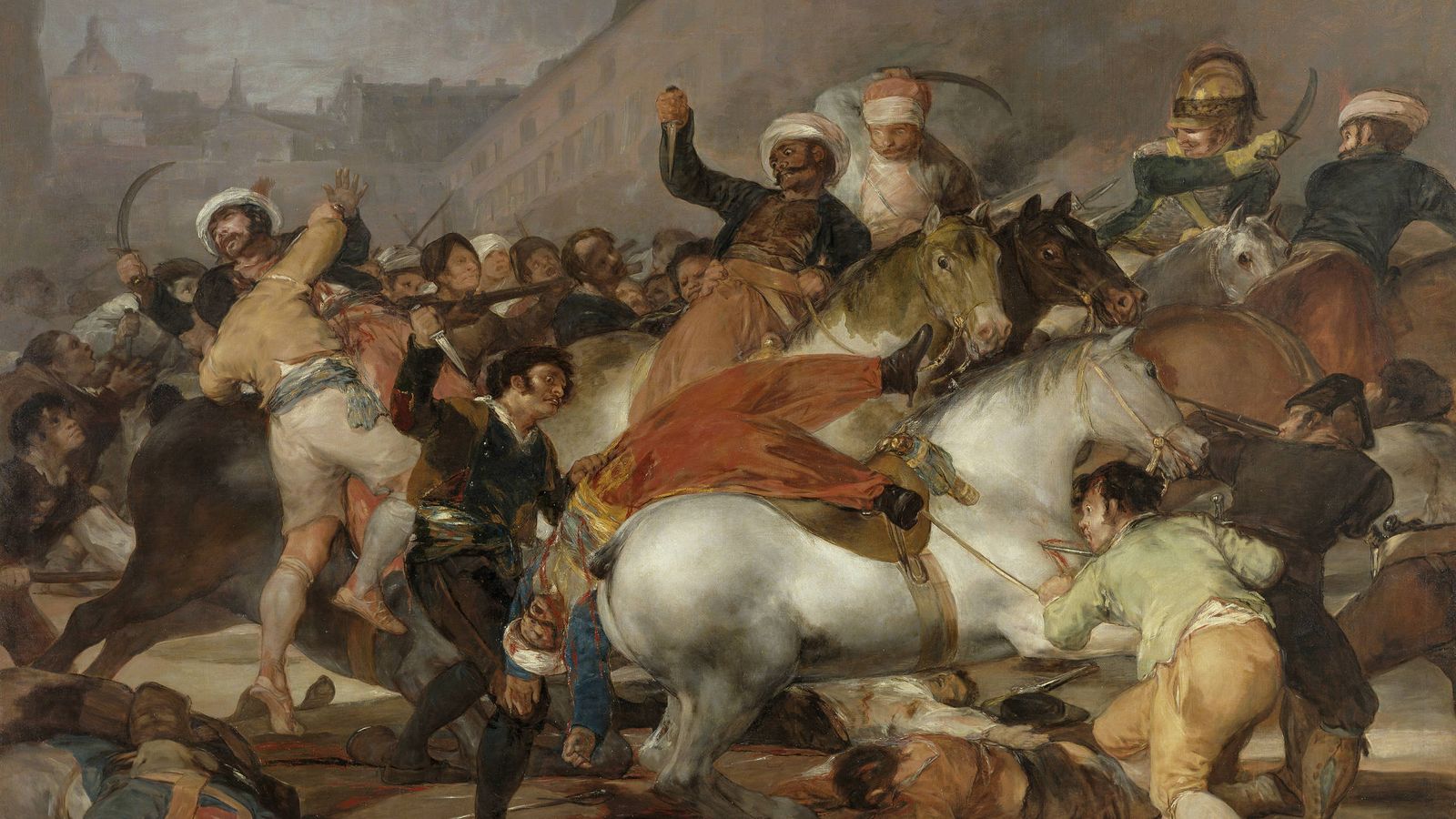 Foto: 'La carga de los mamelucos'. (Francisco de Goya)