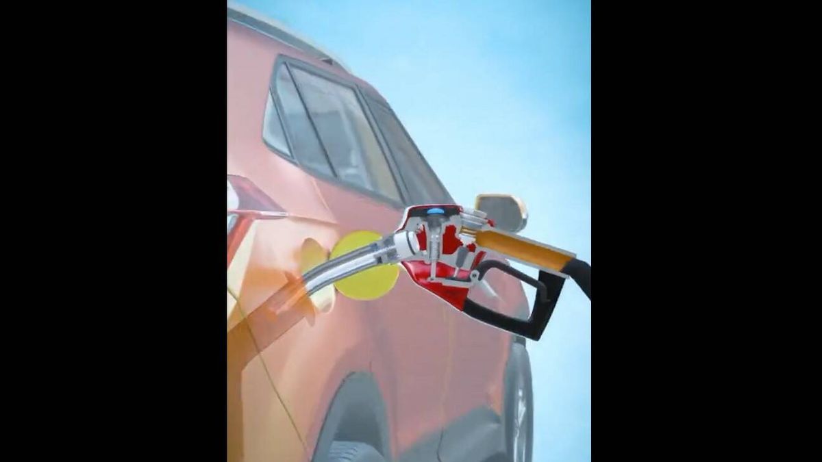 ¿Cómo sabe la manguera de la gasolinera que el depósito del coche ya está lleno y debe parar?