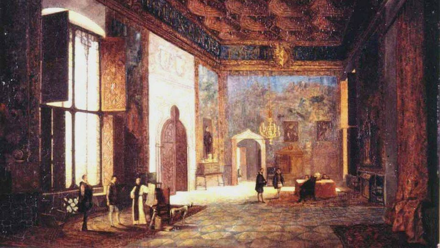 Sala del palacio de Mossen Sorell por Vicente Polero. (Wikipedia)