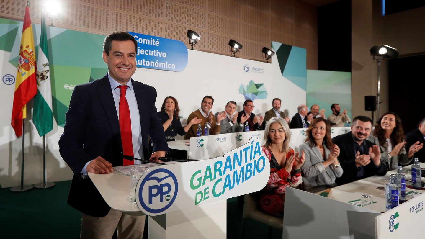 El líder del PP andaluz, Juanma Moreno. (EFE)