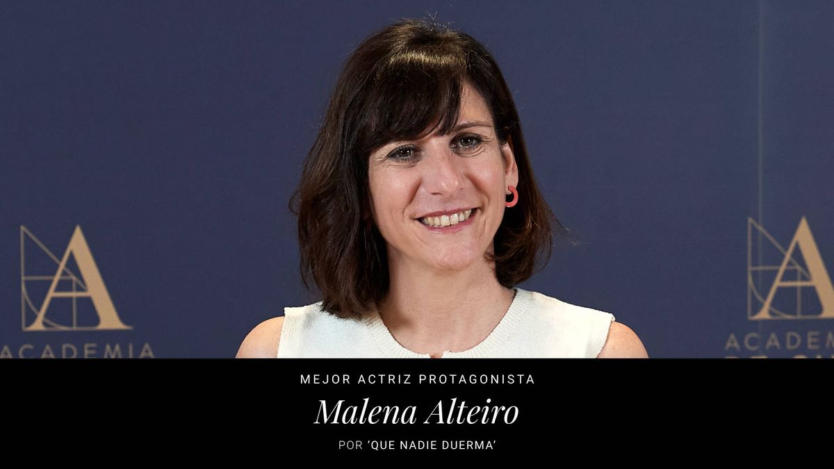 Malena Alterio, Goya a la mejor actriz protagonista por su papel en 'Que nadie duerma'