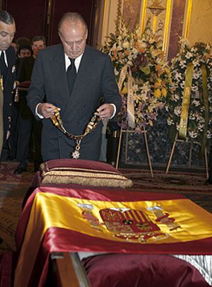 El Rey sobre Calvo-Sotelo: Ha muerto "un gran español, un hombre de Estado"