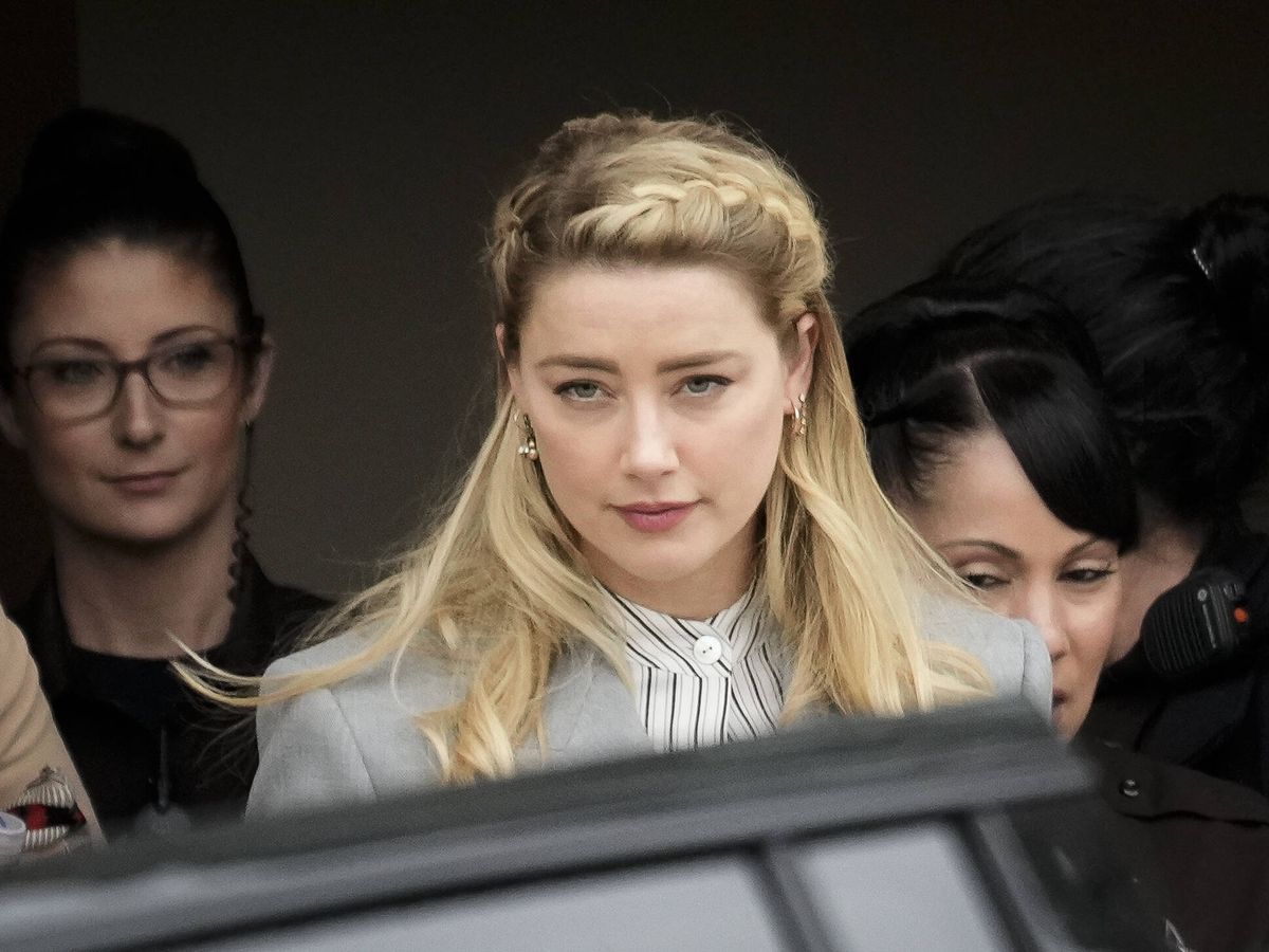 Foto: Amber Heard, durante el juicio contra Johnny Depp. (Getty/Drew Angerer)