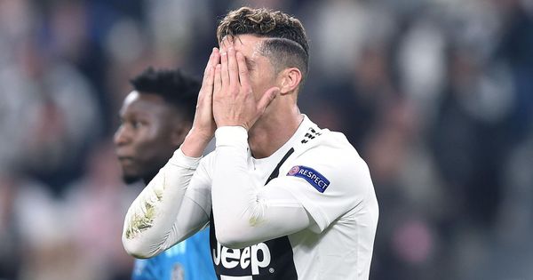 Foto: Cristiano Ronaldo al final del partido