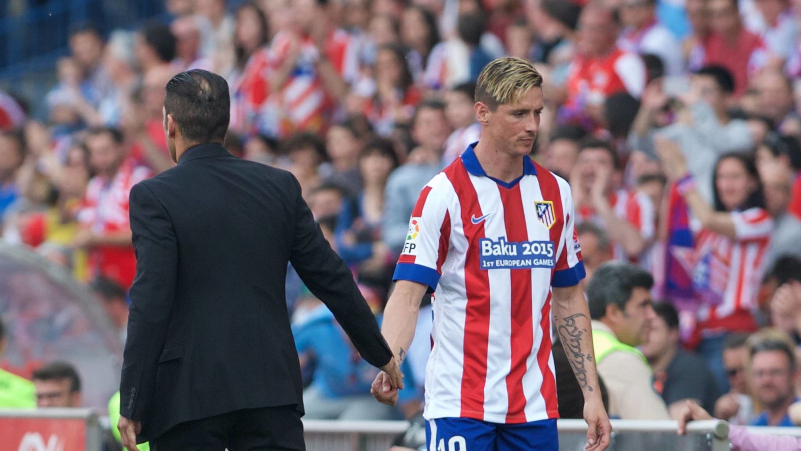 Foto: El Cholo Simeone no confía en Fernando Torres y no le quiere a su lado la temporada que viene. (Cordon Press)