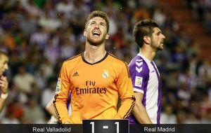 Un Real Madrid incapaz regala la Liga, y un punto al Valladolid