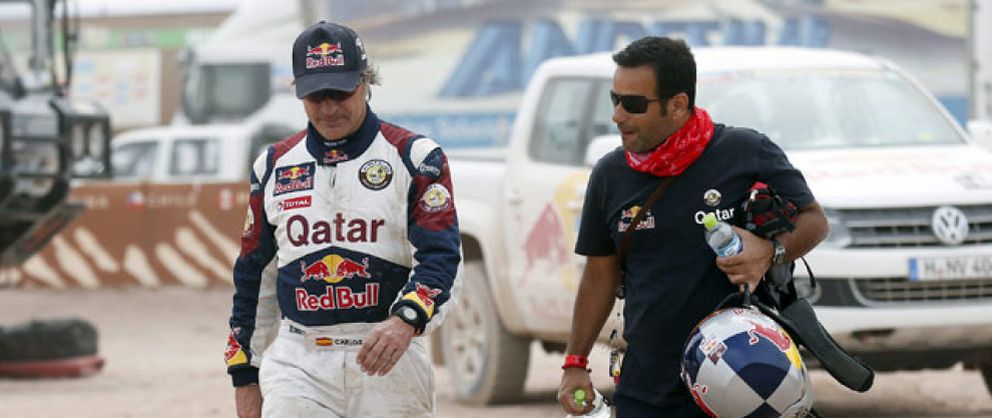 Foto: A Sainz ya le dio problemas el motor antes del inicio del Dakar