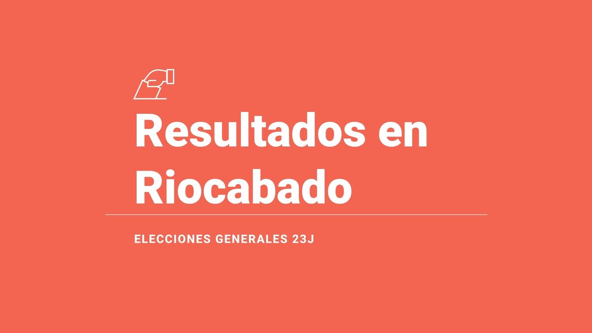Resultados, votos y escaños en directo en Riocabado de las elecciones del 23 de julio: escrutinio y ganador