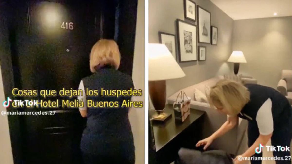Una empleada de hotel argentina desvela todo lo que le regalaron unos huéspedes: "Todo me lo llevo para mi casa"