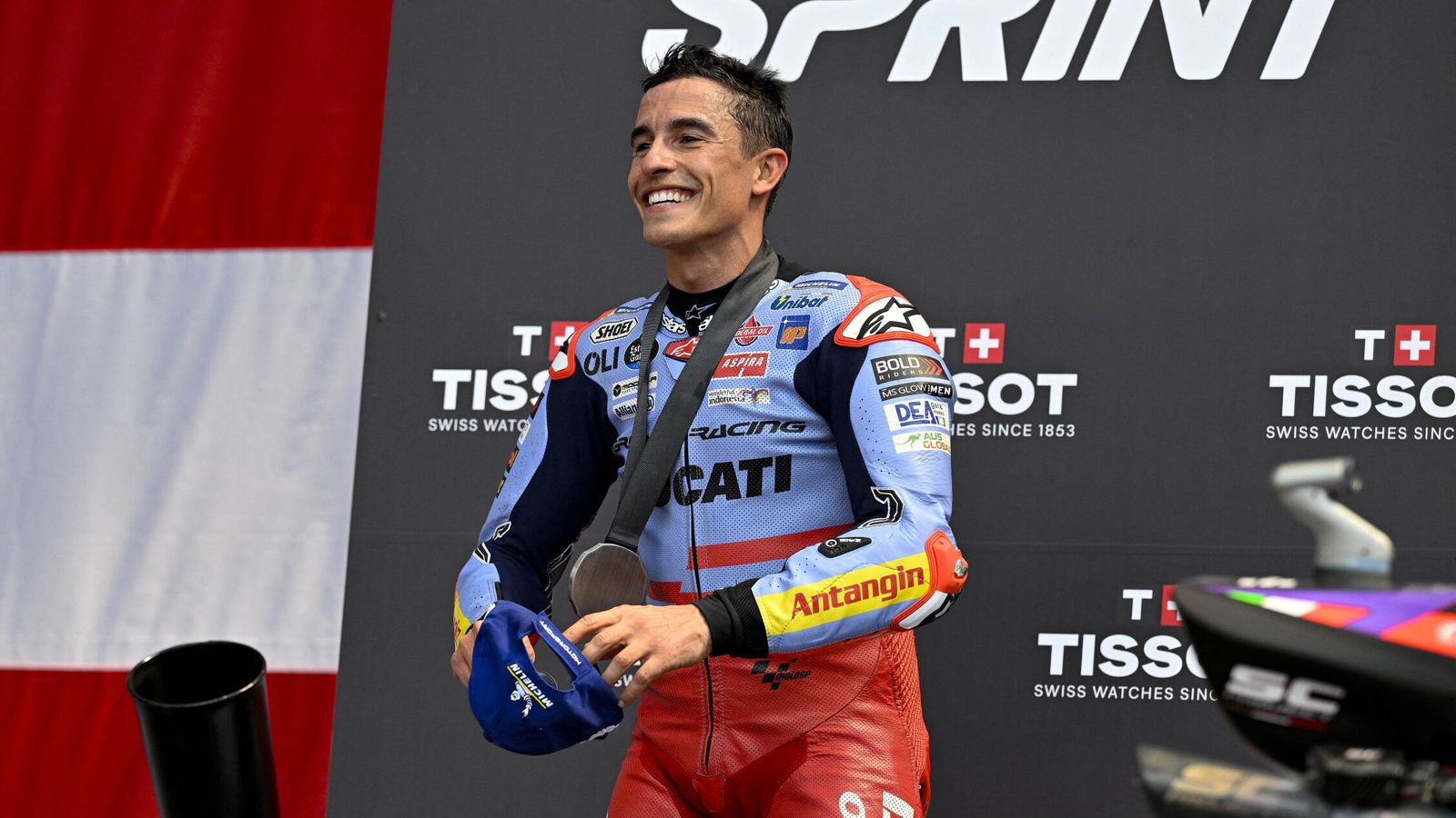 Márquez completó una buena carrera al sprint. (Reuters/Hamad I Mohammed)