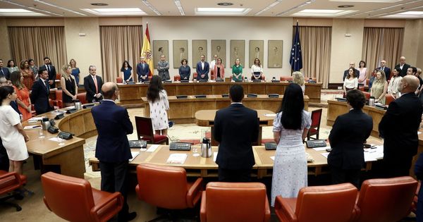 Foto: Reunión de la Diputación Permanente del Congreso. (EFE)