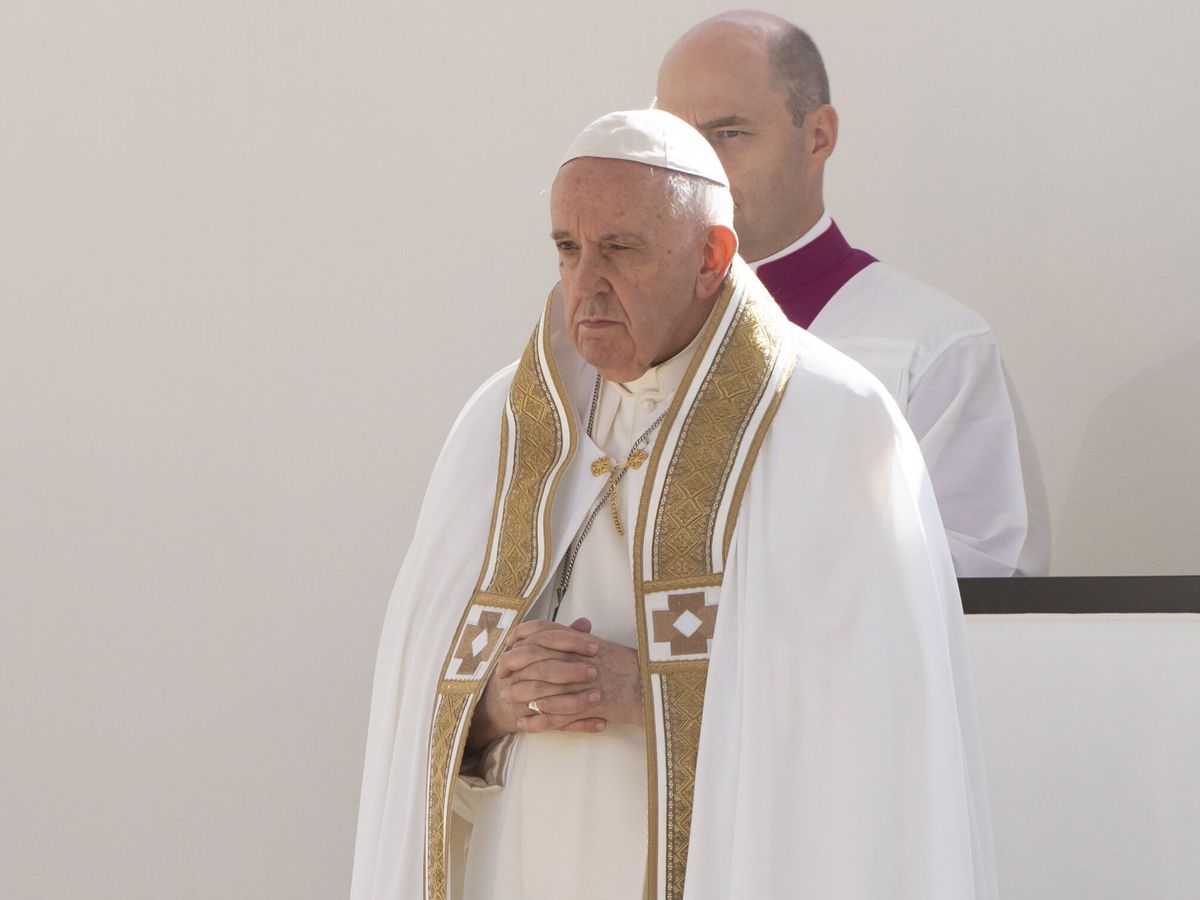 Foto: El papa Francisco en L'Aquila. (EFE/EPA/Danilo di Giovanni)