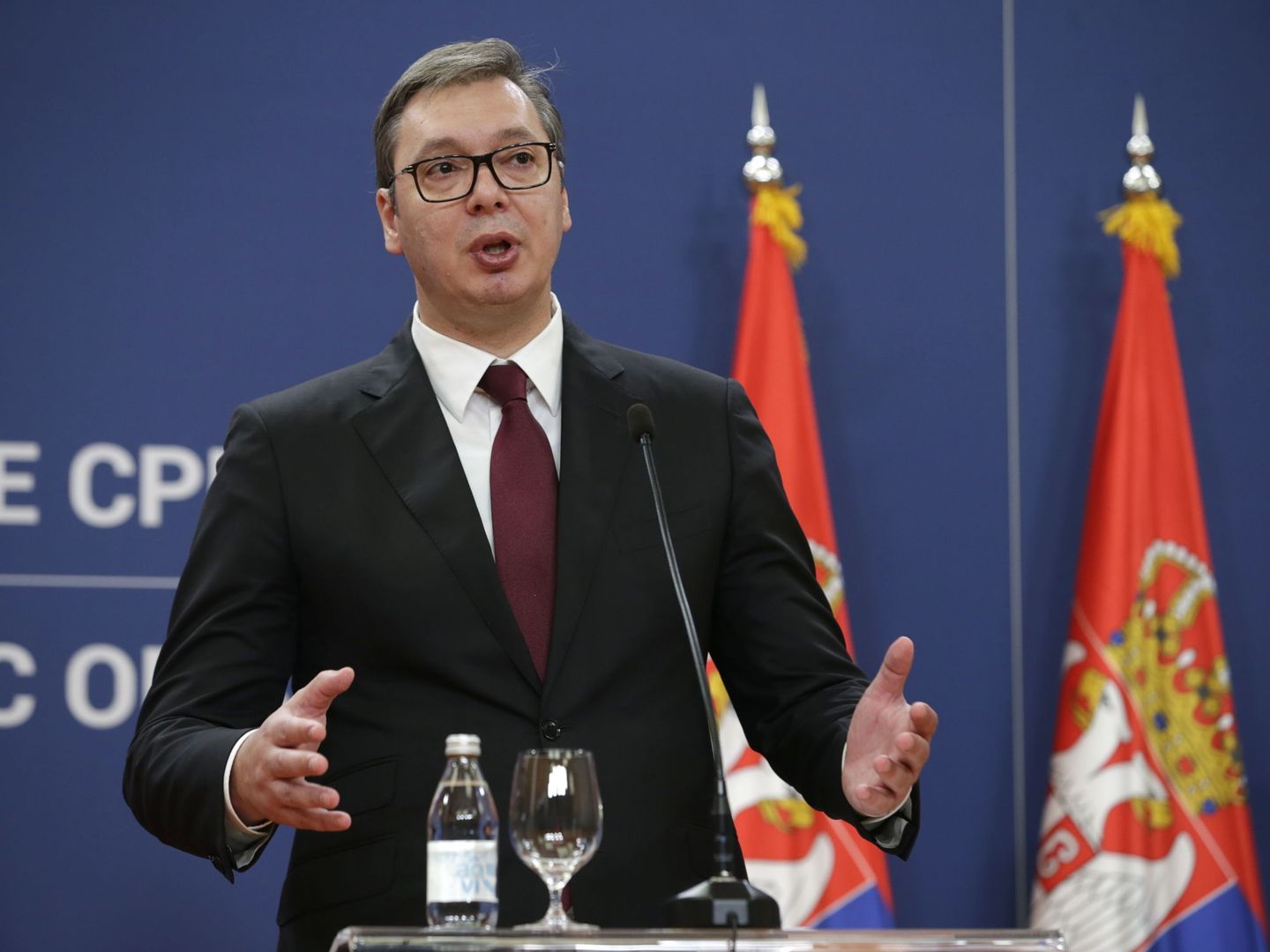 El presidente de Serbia, Aleksandar Vucic. (Reuters)