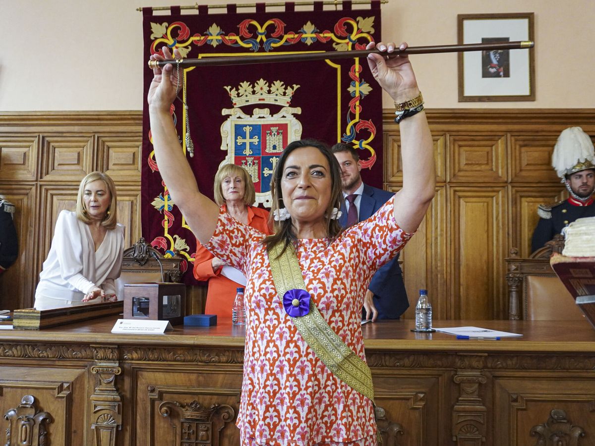 Foto: Miriam Andrés, alcaldesa socialista de Palencia. (EFE/Almudena Álvarez)