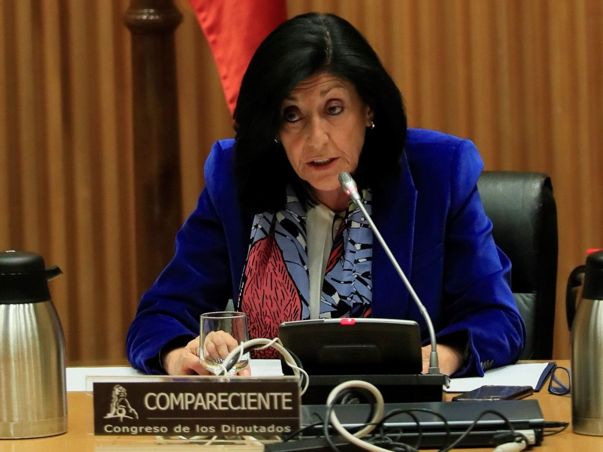 Foto: La ya exsecretaria de Estado de Defensa, Esperanza Casteleiro. (EFE/Fernando Alvarado)