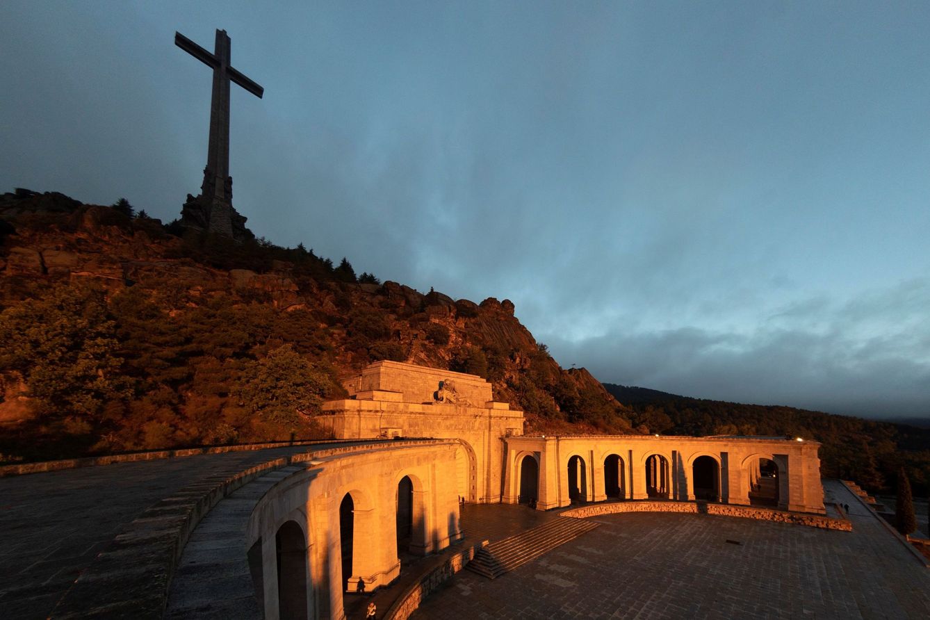 Vista general del Valle de los Caídos Varias donde los restos de Francisco Franco. (EFE)