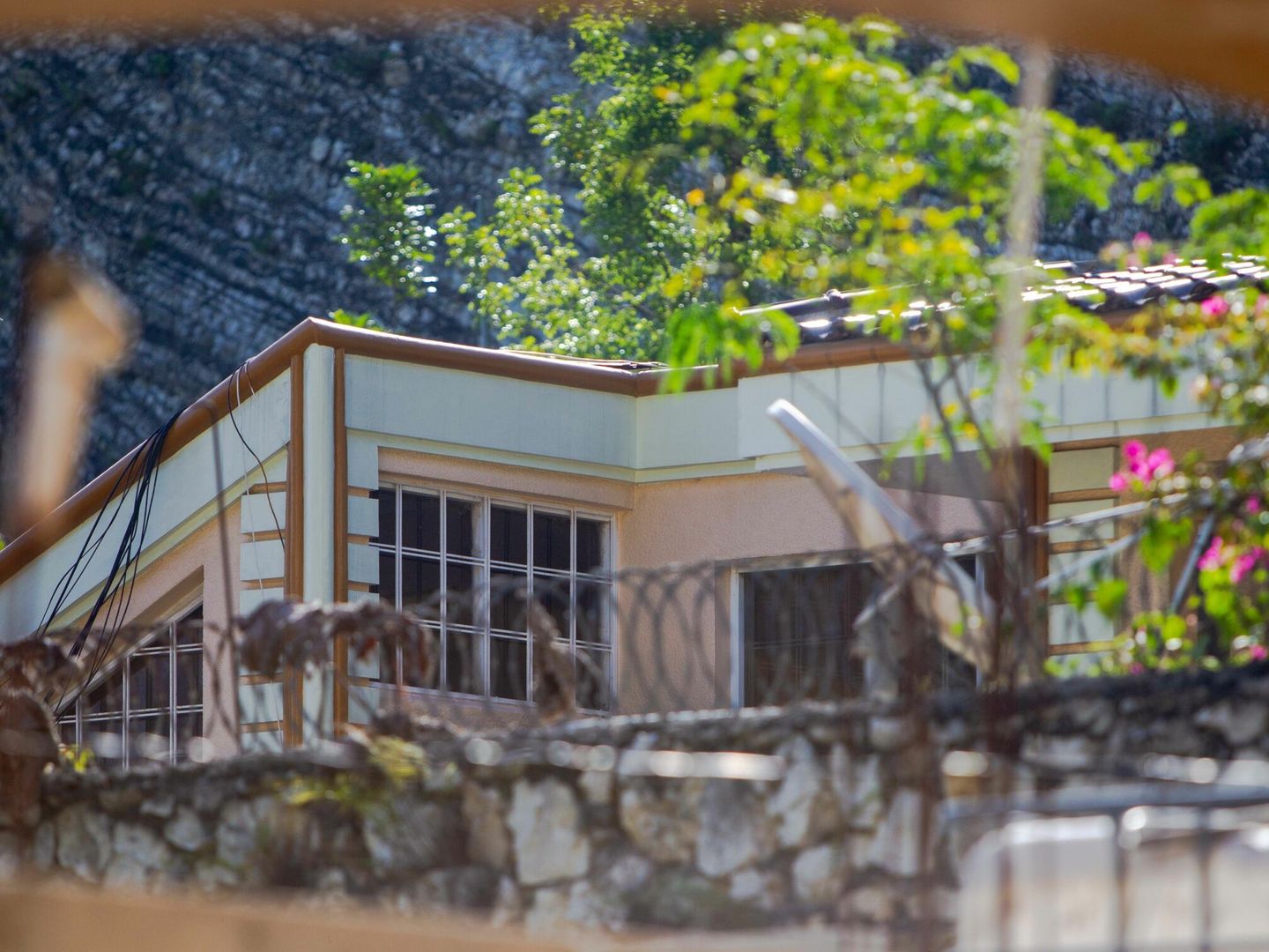 Casa del asesinado Jovenel Moïse este miércoles en Puerto Príncipe (Haití). (EFE)