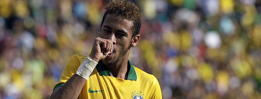 Foto: Rosell se asegura a Neymar para junio de 2014 a cambio de 42 millones de euros