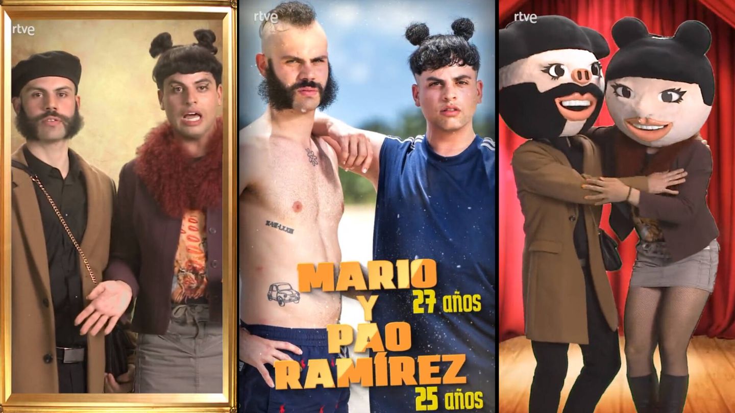 Mario y Pao Ramírez, concursantes de 'El conquistador'. (RTVE)