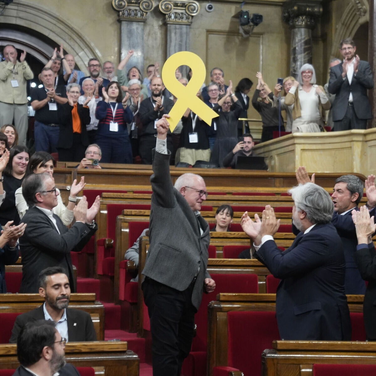 Foto de Puigdemont diluye el exilio catalán, que se queda sin foto conjunta del retorno