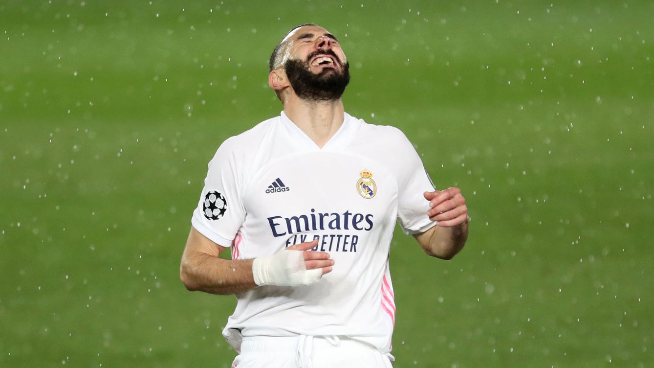 Foto: Karim Benzema celebra el tanto del empate. (Reuters)