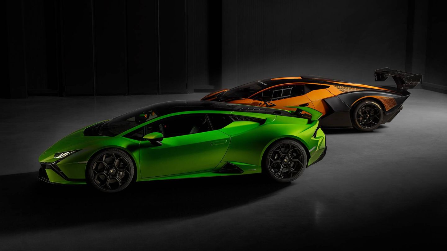 El diseño aerodinámico se inspira parcialmente en los Lamborghini de competición.