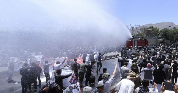 Foto: Momento de la manifestación que causó los cuatro muertos. (EFE)