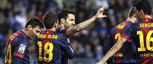 El Barcelona demuestra que no tiene rival con otra exhibición en Málaga