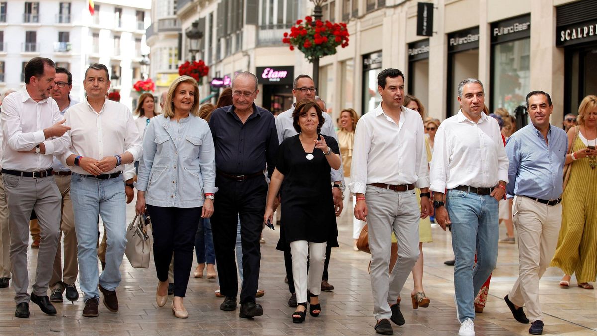 La cúpula del PP andaluz se lo juega a todo o nada por Soraya Sáenz de Santamaría