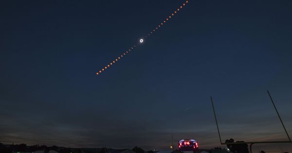 Foto: Eclipse solar desde estados unidos