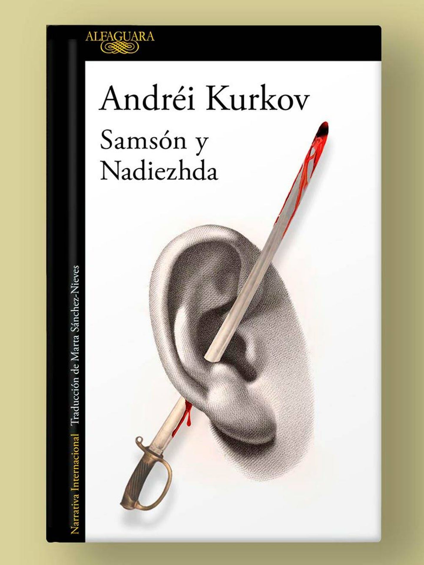 Portada de 'Samsón y Nadiezhda', de Andréi Kurkov. 