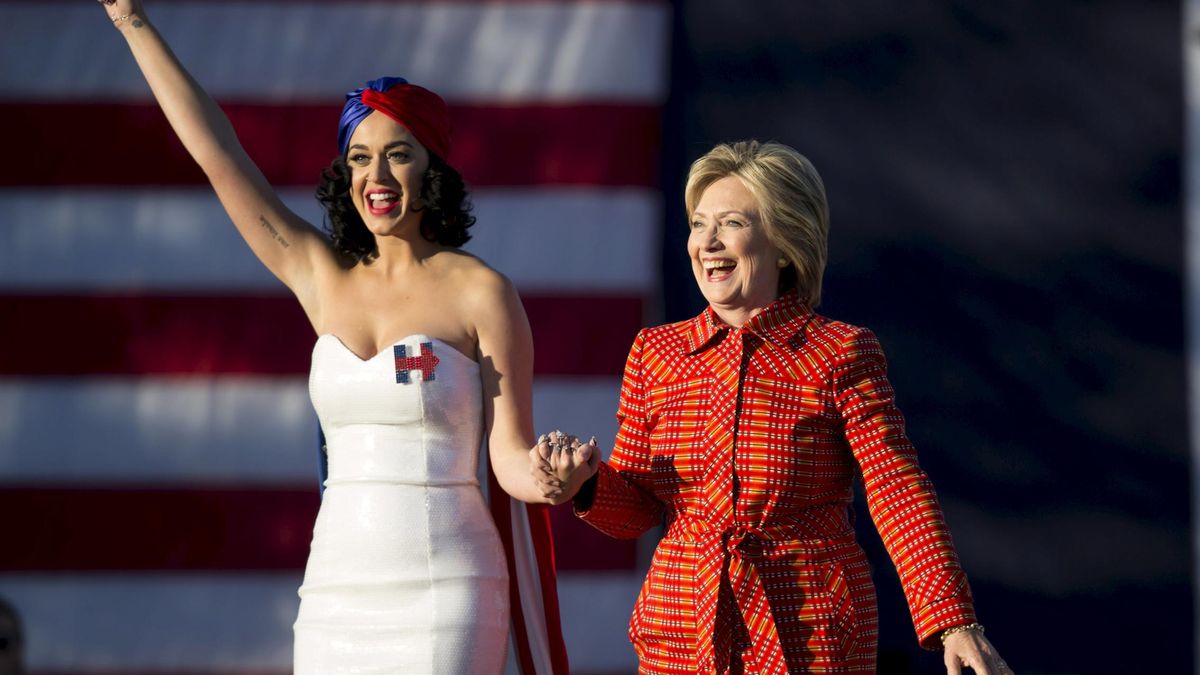 Katy Perry se convierte en la nueva musa de Hillary Clinton