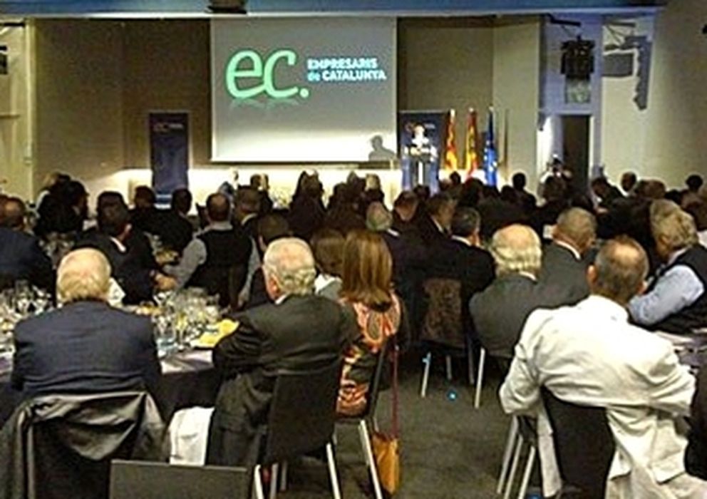 Foto: Presentación de Empresaris de Catalunya.