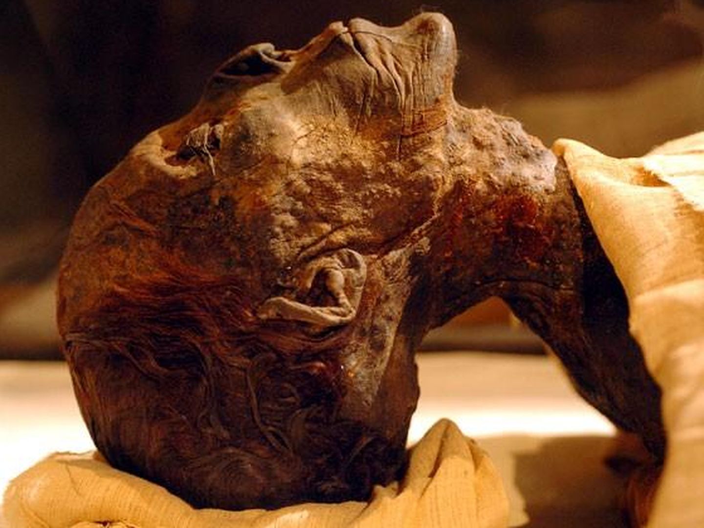 La momia de la reina Hatshepsut.