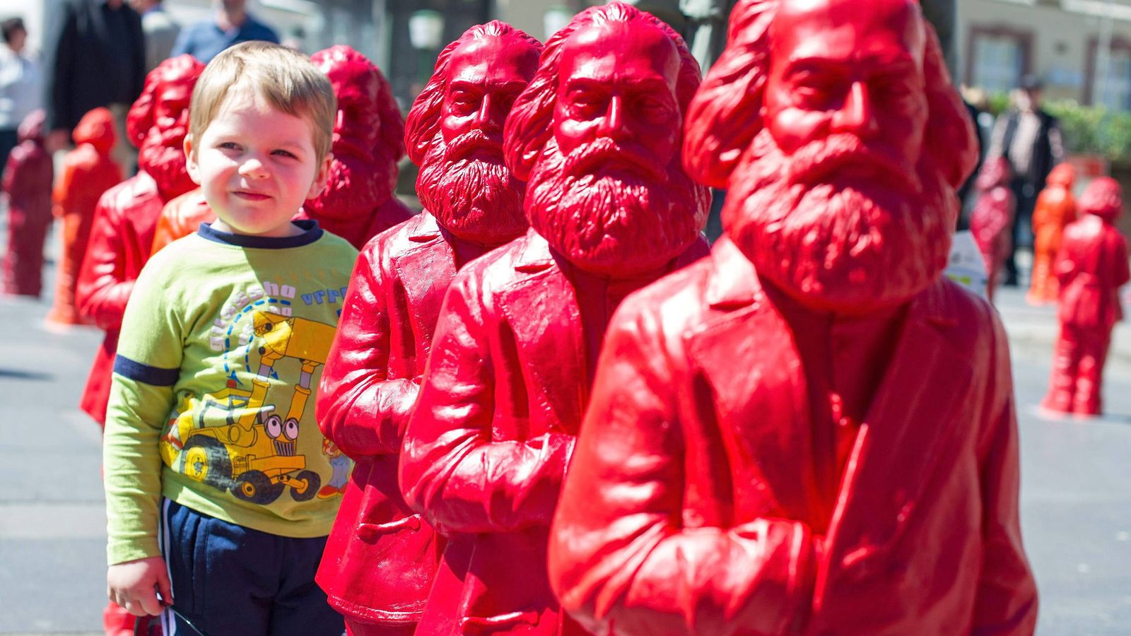 Foto: 500 estatuas de Karl Marx en un pueblo alemán en 2013 (EFE)