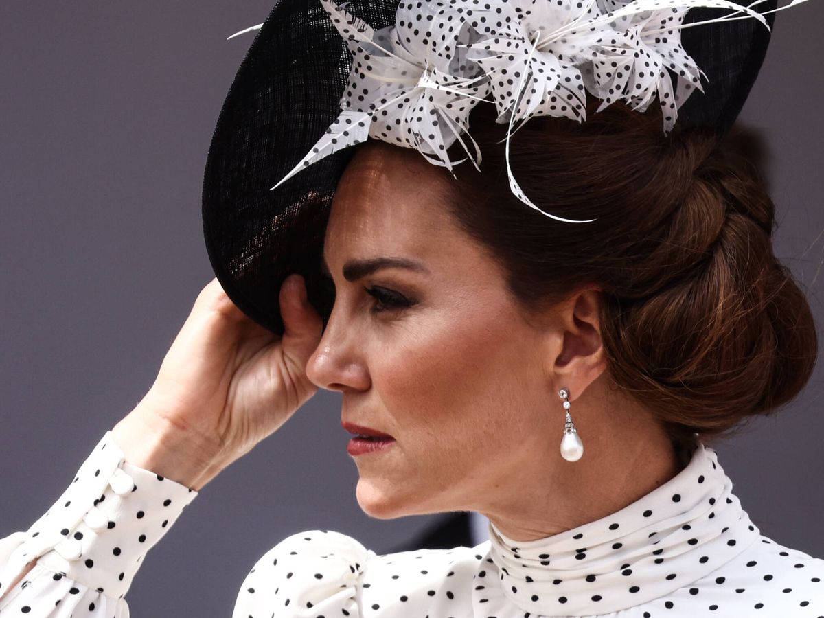 Foto: Kate Middleton, en el Día de la Jarretera. (Getty)