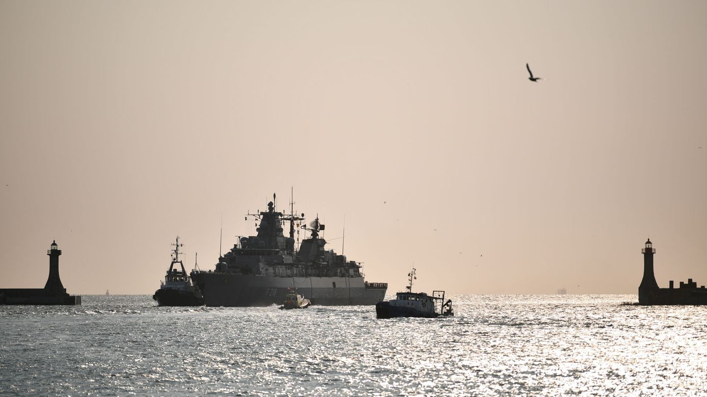 Agrupación naval de la OTAN. (Reuters)