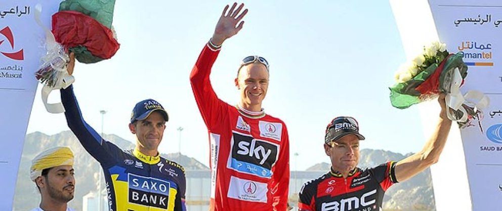 Foto: Froome le gana el Tour de Omán a Contador y presenta sus credenciales para la temporada