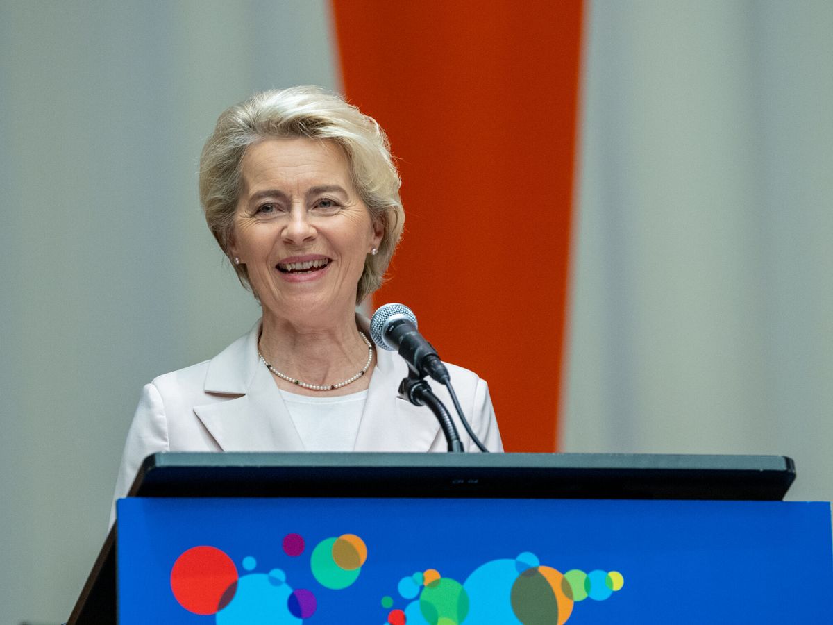 Foto: Ursula von der Leyen, presidenta de la Comisión Europea. (EFE/Ángel Colmenares)