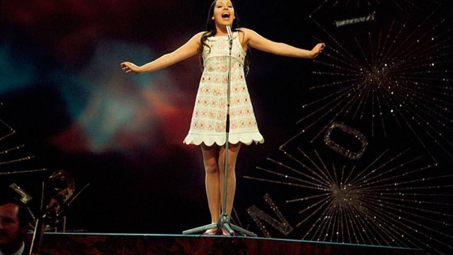 Massiel, en Eurovisión 1968. (RTVE)