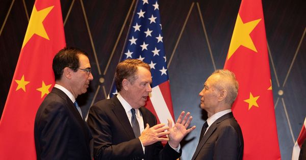 Foto: Fotografía de archivo de los encuentros entre China y EEUU (Reuters)