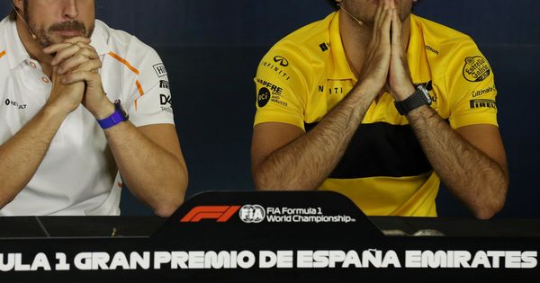 Foto: Alonso y Sainz ya rezan para que esta mejora dé un salto de calidad a sus monoplazas (REUTERS)