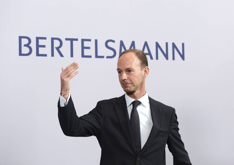 Foto:  El consejero delegado de Bertelsmann, Thomas Rabe, durante la rueda de prensa, en 2012. (Efe)