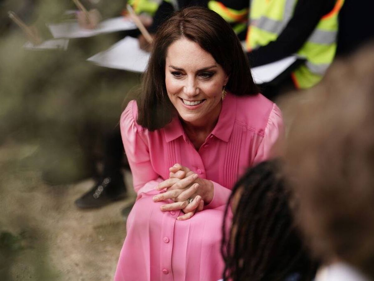 Foto: Kate Middleton, en el Chelsea Flower Show. (Getty)