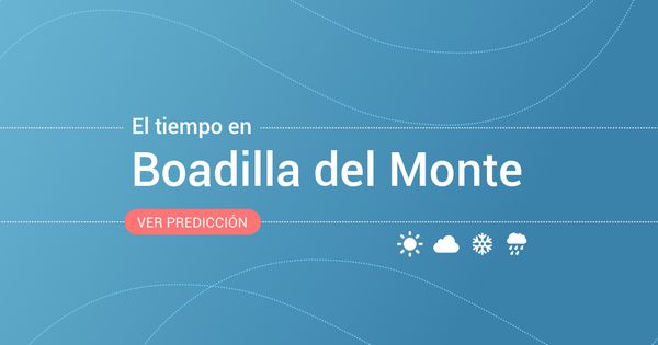 Foto: El tiempo en Boadilla del Monte. (EC)