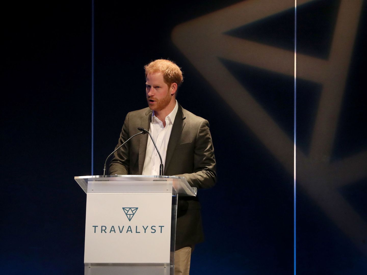 El príncipe Harry, durante el lanzamiento de Travalyst. (Reuters)