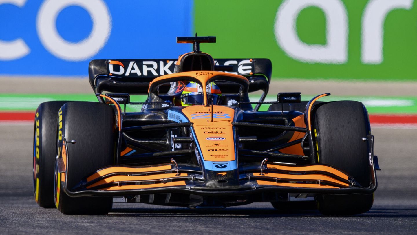 Palou brilló en su participación con McLaren en los primeros libres del GP de Usa (Jerome Miron-USA TODAY Sports)