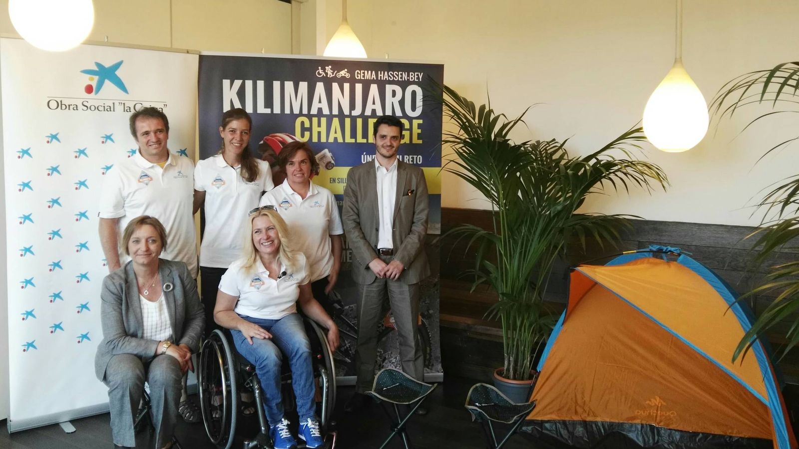 Foto: Gema Hassen-Bey quiere ser la primera mujer en subir al Kilimanjaro en silla de ruedas (Foto: Cumbre Bey-Kilimanjaro Challenge)